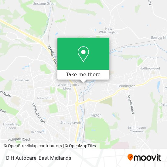 D H Autocare map