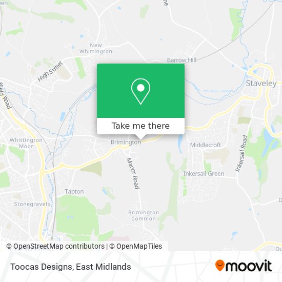 Toocas Designs map