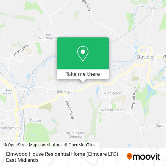 Elmwood House Residential Home (Elmcare LTD) map