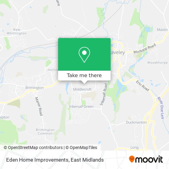 Eden Home Improvements map