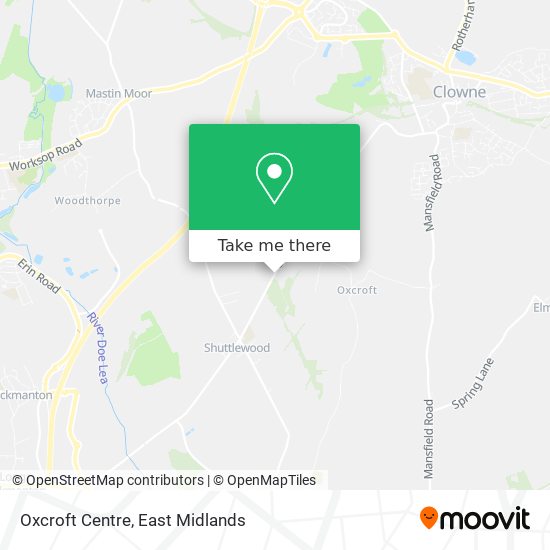 Oxcroft Centre map
