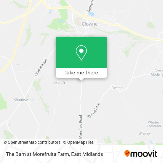 The Barn at Morefruita Farm map