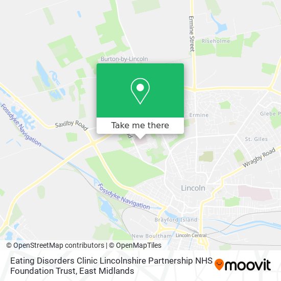 Eating Disorders Clinic Lincolnshire Partnership NHS Foundation Trust map
