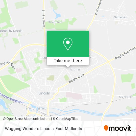 Wagging Wonders Lincoln map
