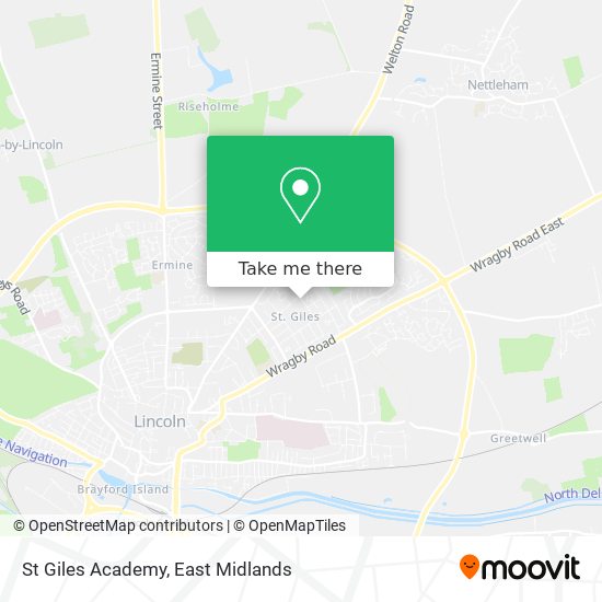 St Giles Academy map