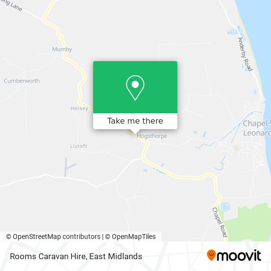 Rooms Caravan Hire map