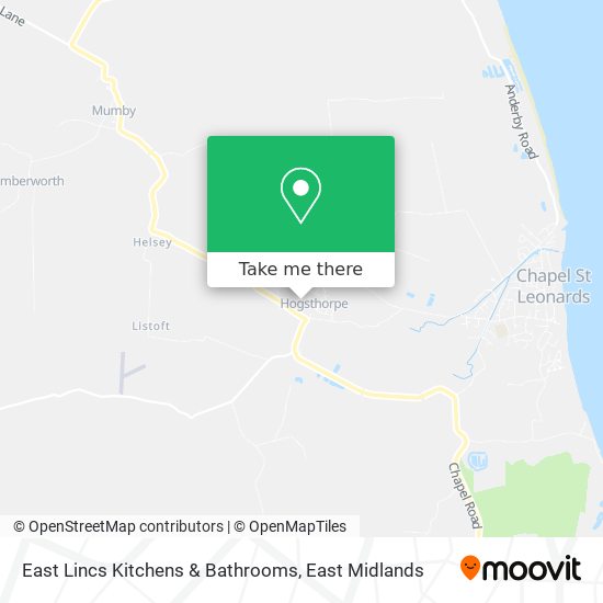 East Lincs Kitchens & Bathrooms map