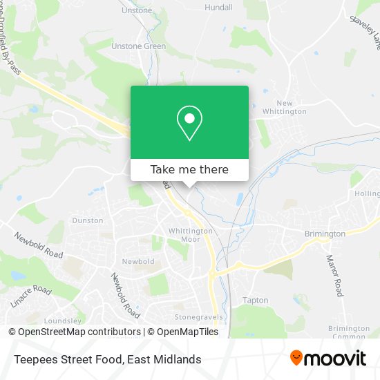 Teepees Street Food map