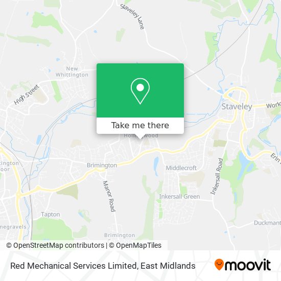 Red Mechanical Services Limited map