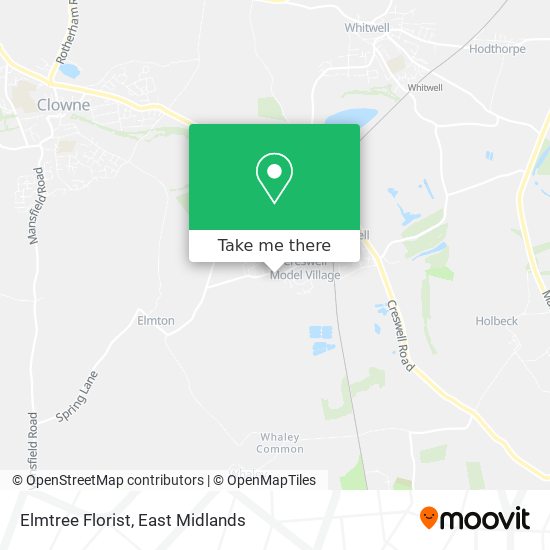Elmtree Florist map