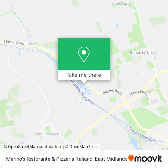 Marino's Ristorante & Pizzeria Italiano map