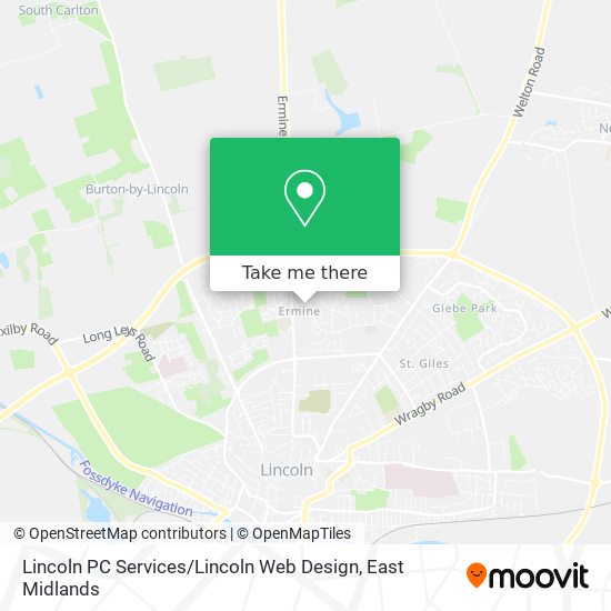 Lincoln PC Services / Lincoln Web Design map