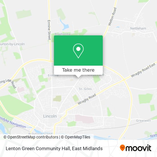 Lenton Green Community Hall map