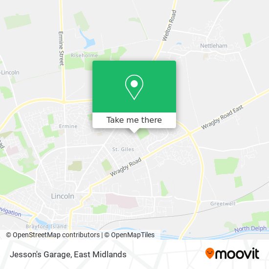 Jesson's Garage map