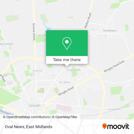 Oval News map