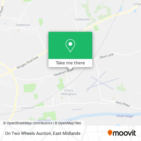 On Two Wheels Auction map