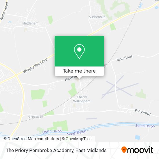 The Priory Pembroke Academy map