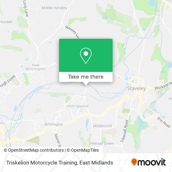 Triskelion Motorcycle Training map