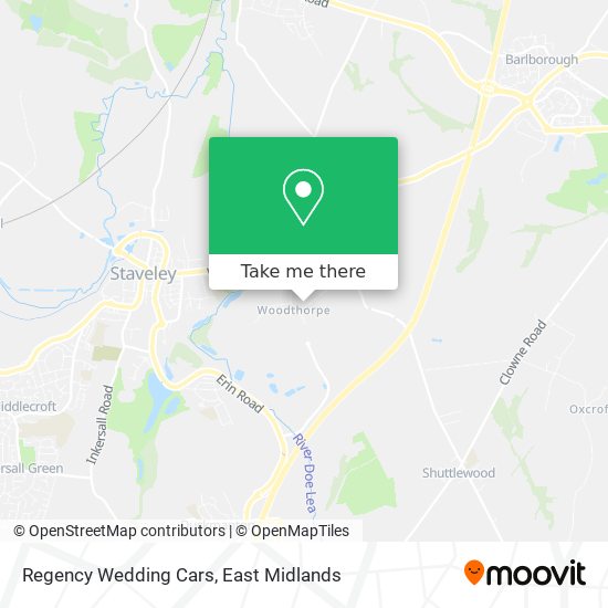 Regency Wedding Cars map