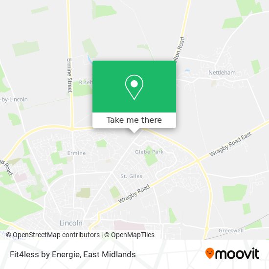 Fit4less by Energie map