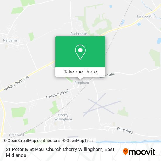 St Peter & St Paul Church Cherry Willingham map
