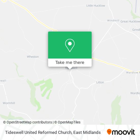 Tideswell United Reformed Church map