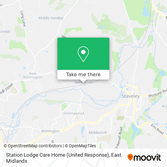 Station Lodge Care Home (United Response) map