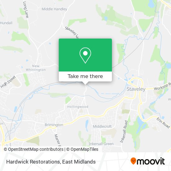 Hardwick Restorations map