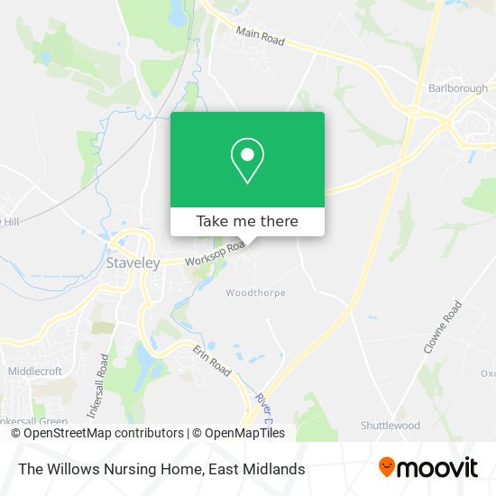 The Willows Nursing Home map