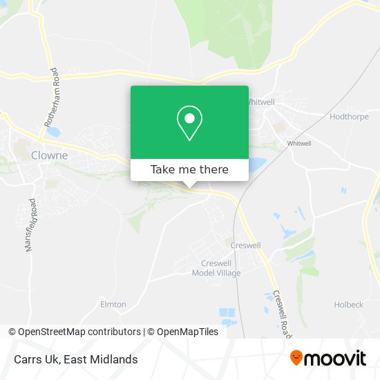 Carrs Uk map