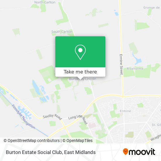 Burton Estate Social Club map