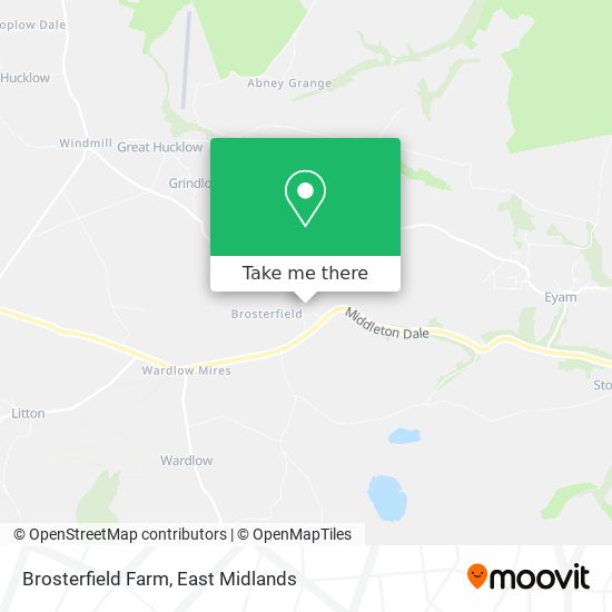 Brosterfield Farm map