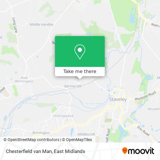 Chesterfield van Man map