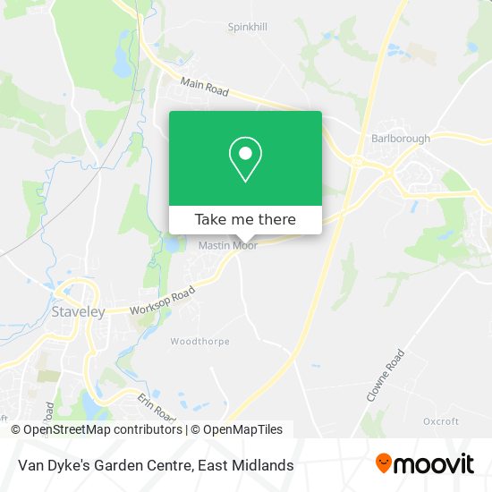 Van Dyke's Garden Centre map