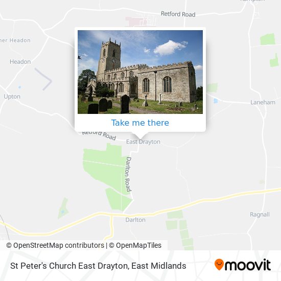 St Peter's Church East Drayton map