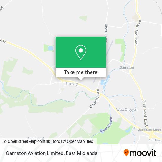 Gamston Aviation Limited map