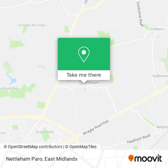 Nettleham Paro map