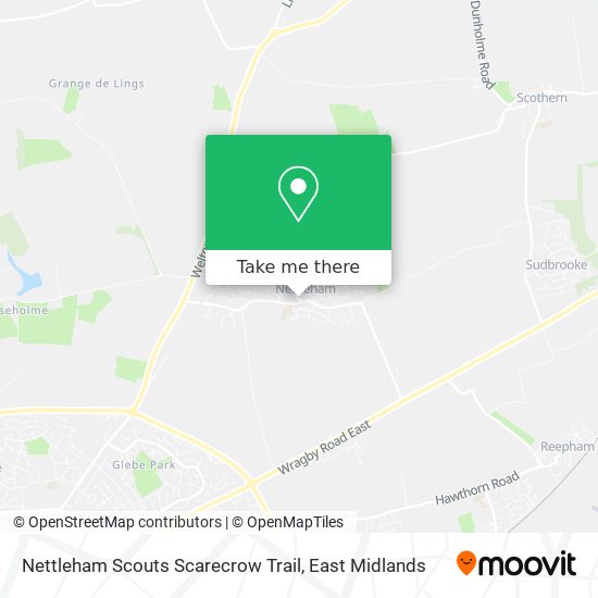 Nettleham Scouts Scarecrow Trail map