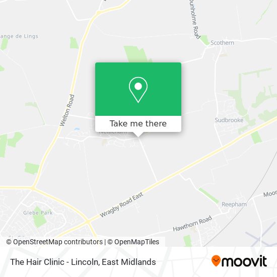 The Hair Clinic - Lincoln map