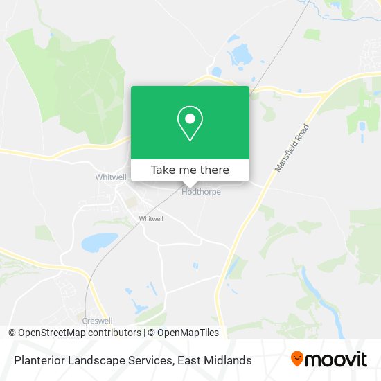 Planterior Landscape Services map