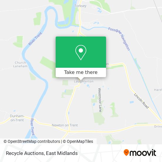 Recycle Auctions map