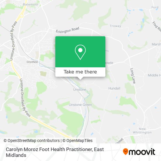 Carolyn Moroz Foot Health Practitioner map