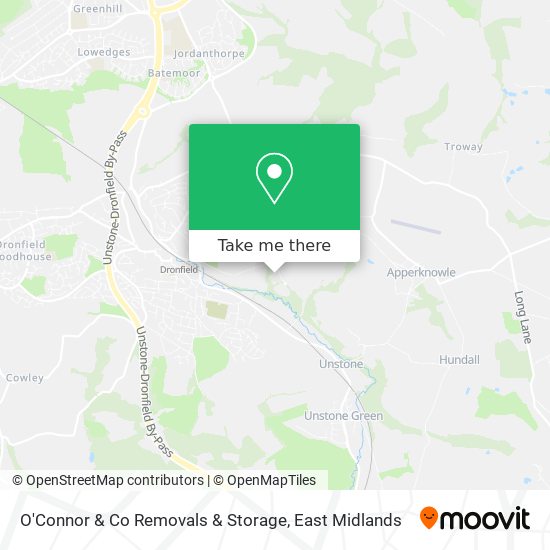 O'Connor & Co Removals & Storage map