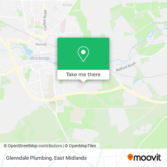 Glenndale Plumbing map