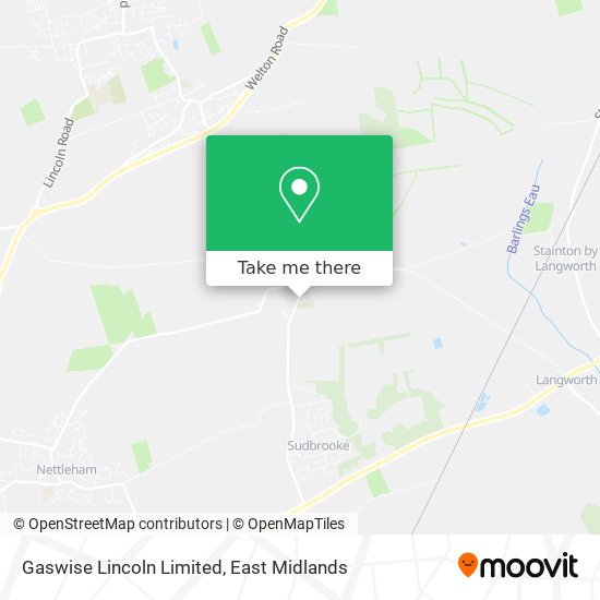 Gaswise Lincoln Limited map