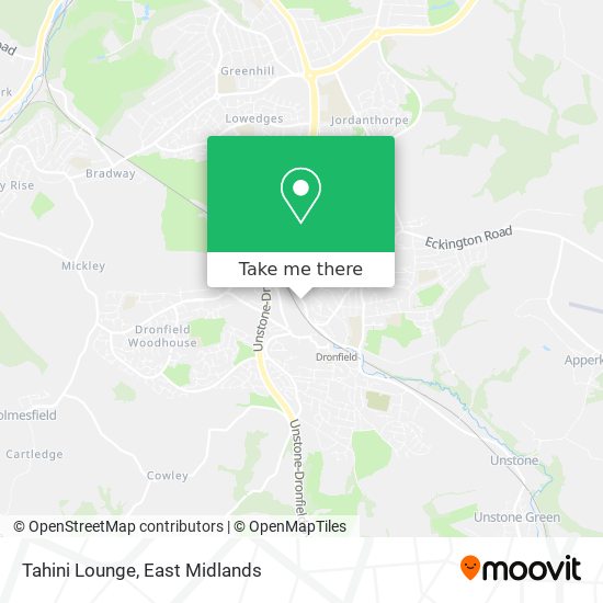 Tahini Lounge map