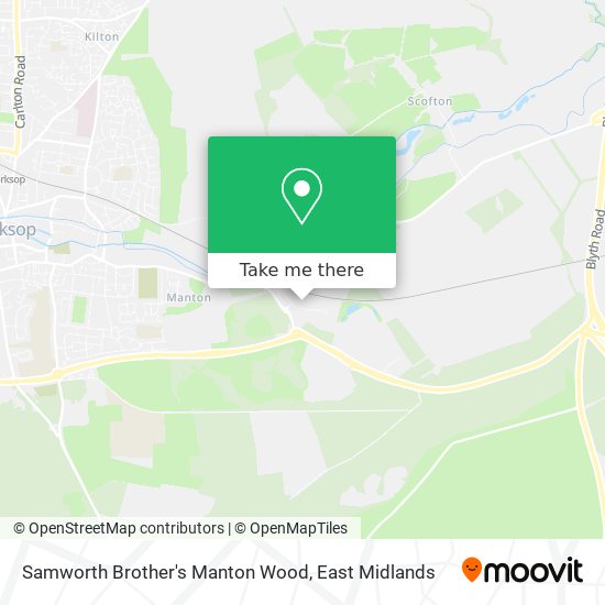 Samworth Brother's Manton Wood map