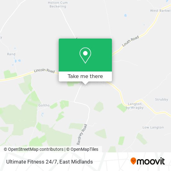 Ultimate Fitness 24/7 map