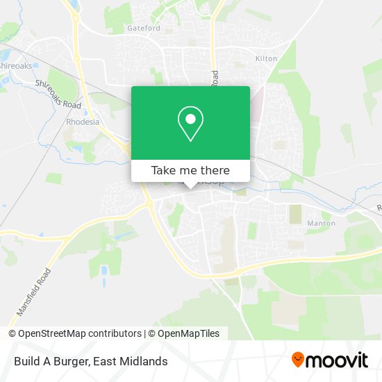 Build A Burger map