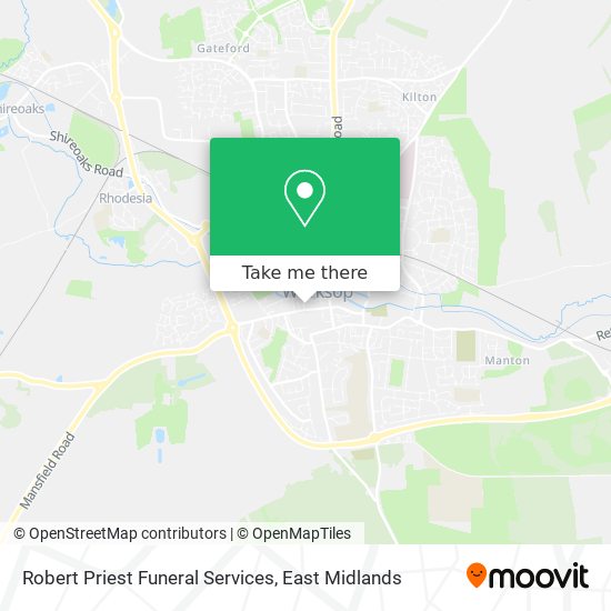 Robert Priest Funeral Services map